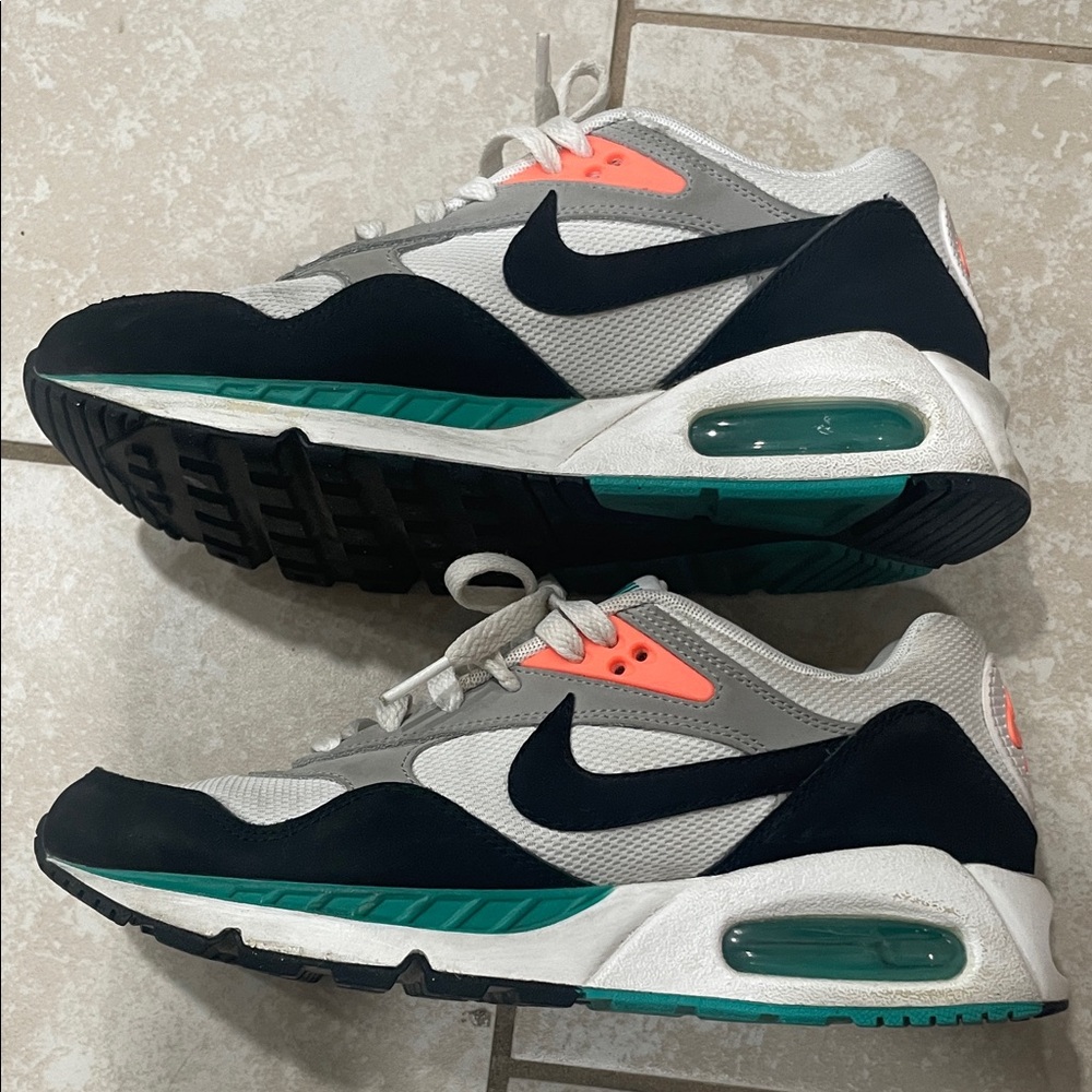 Nike Air Max Sneakers in Black, Gray, and Teal